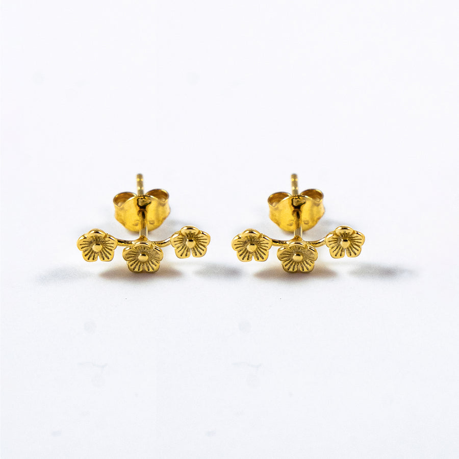 Flori Earrings Gold