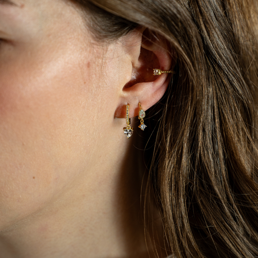 Earcuff Dourado Zion