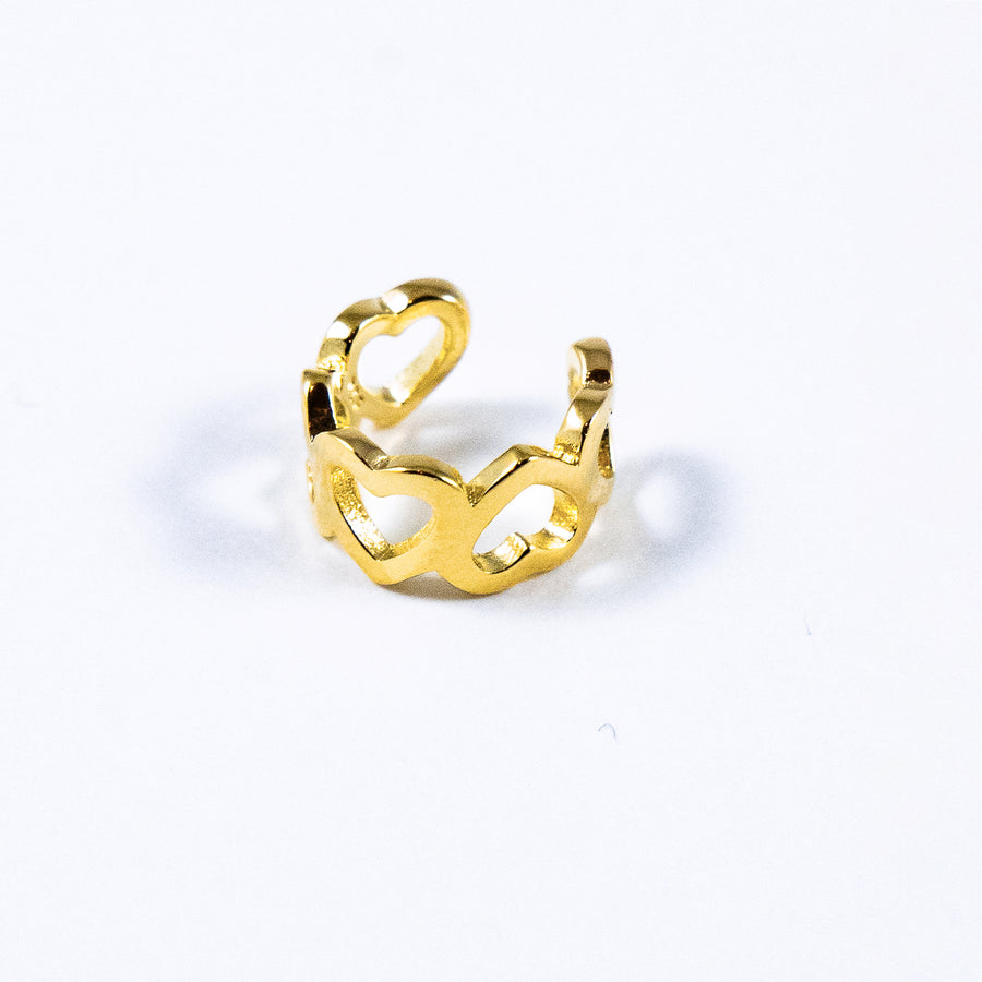 Earcuff Amor Oro