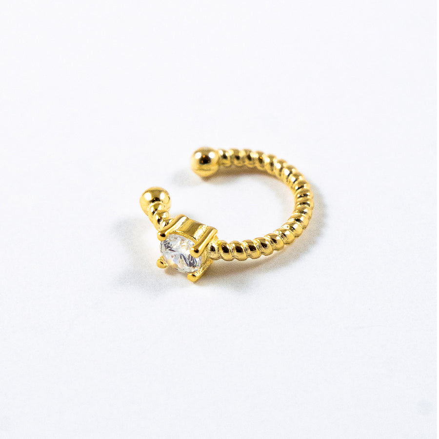 Earcuff Dourado Zion